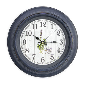 Lavender Clock 12" 
